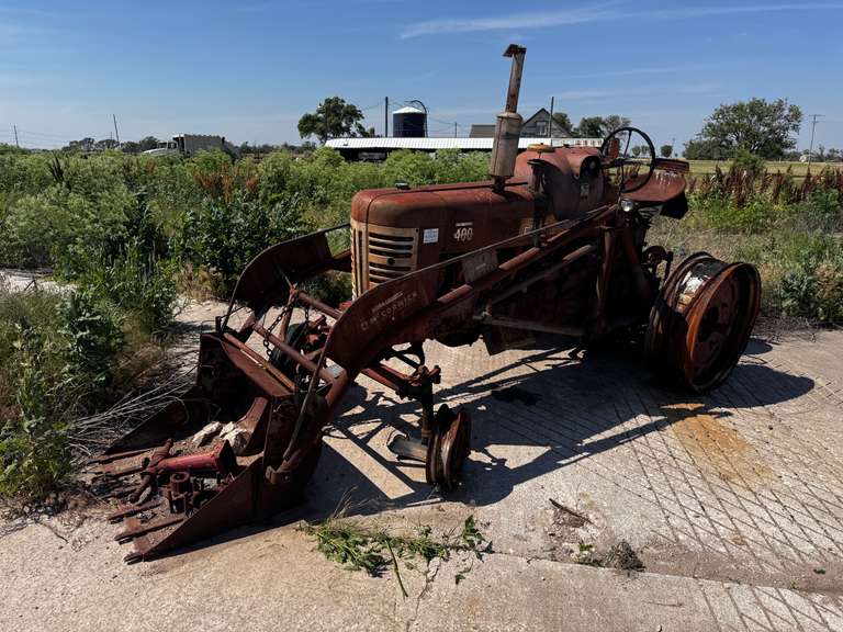 International Farmall 400 Tractor - Some Fire Damage