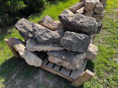 (3) Pallets of Landscaping Rock