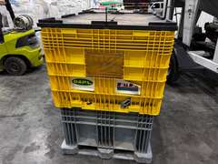 (2) 40 Bushel Seed Boxes w/ Lids
