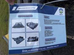7' Mower King Hydraulic Skid Steer Attachment