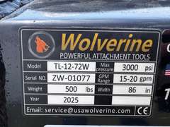 7' Wolverine Hydraulic Roto Tiller Attachment