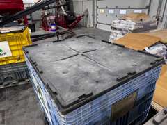(2) 40 Bushel Seed Boxes w/ Lids