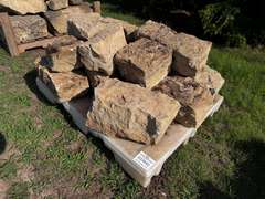 (3) Pallets of Landscaping Rock