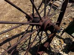 54" Antique Wagon Wheel