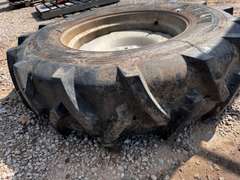 (1) 11R 22.5 Tire on Rim