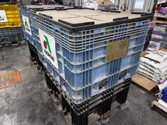 (2) 40 Bushel Seed Boxes w/ Lids