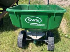Wheelbarrow and Fertilizer Spreader