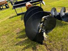 Wolverine Skid Steer Auger Attachment w/ (2) Bits