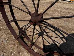 (2) 3' Antique Wagon Wheels