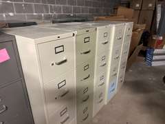 (5) 5-Drawer Filing Cabinets