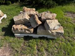 (3) Pallets of Landscaping Rock