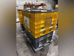 (2) 40 Bushel Seed Boxes w/ Lids
