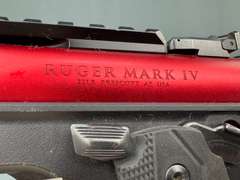 Ruger Mark IV 22/45 Lite 22LR Semi-Auto Pistol w/Faux Suppressor #500143539