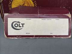 Colt Custom Shop Single Action Army 45 Revolver w/box #SA92488