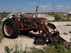 International Farmall 400 Tractor - Some Fire Damage