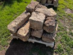 (3) Pallets of Landscaping Rock