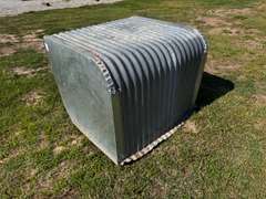 4' x 5' x 3' Galvanized Dog Box