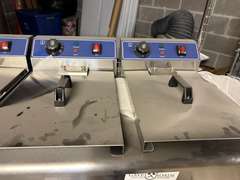 New - Never Used Commercial Electric Double Deep Fryer
