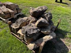 (3) Pallets of Landscaping Rock