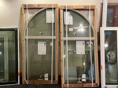 (2) Gerkin Extended Quarter Round Windows