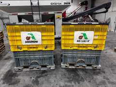 (2) 40 Bushel Seed Boxes w/ Lids