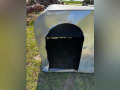 4' x 5' x 3' Galvanized Dog Box