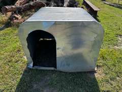 4' x 5' x 3' Galvanized Dog Box