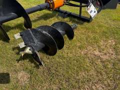 Wolverine Skid Steer Auger Attachment w/ (2) Bits