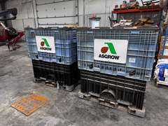 (2) 40 Bushel Seed Boxes w/ Lids