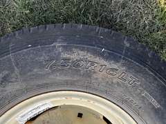 (2) 7.50 R16 LT Tires on Rims