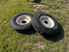 (2) 7.50 R16 LT Tires on Rims