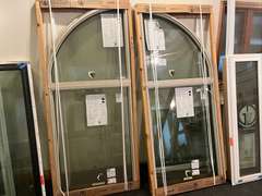 (2) Gerkin Extended Quarter Round Windows