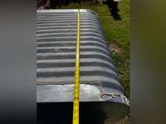 4' x 5' x 3' Galvanized Dog Box