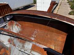 Unverferth Grain Transfer Trailer 14' Bin - Fire Damaged