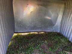 4' x 5' x 3' Galvanized Dog Box
