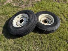 (2) 7.50 R16 LT Tires on Rims