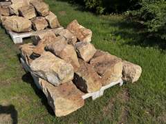 (3) Pallets of Landscaping Rock