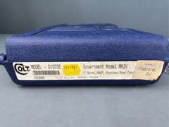 Colt Government Model MK IV Colt 45Auto Semi-Auto Pistol w/hard case #SS20966E