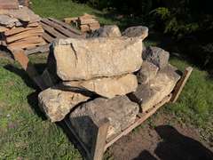 (3) Pallets of Landscaping Rock
