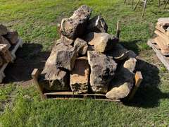 (3) Pallets of Landscaping Rock