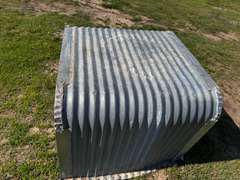 4' x 5' x 3' Galvanized Dog Box