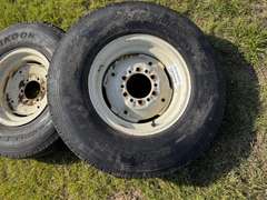 (2) 7.50 R16 LT Tires on Rims