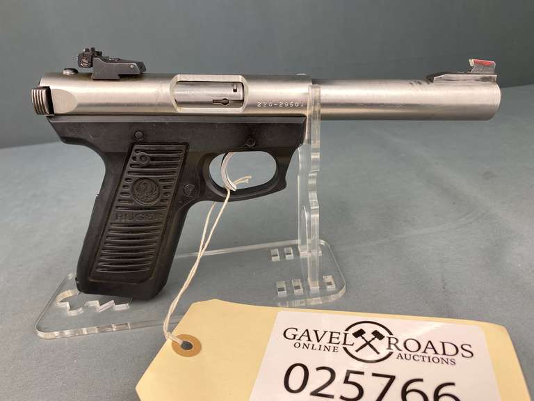 Ruger 22/45 Target 22LR Semi-Auto Pistol w/soft case #220-29501
