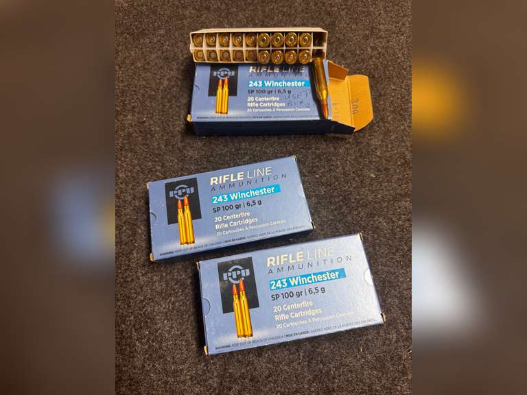 (5) Boxes of 243 Ammunition