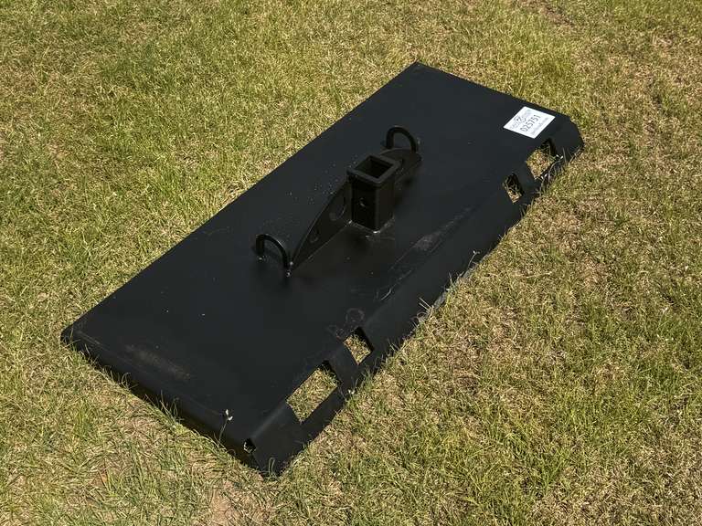 Half Moon Gusseted Skid Steer Receiver Hitch