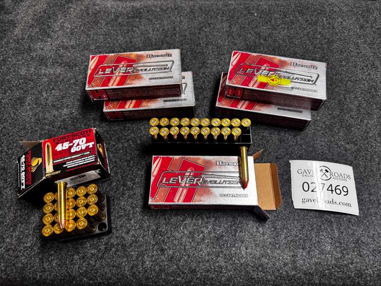 (6) Boxes of 45-70 Govt. Ammunition