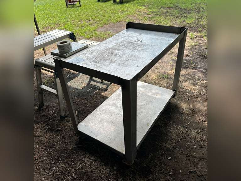 Rolling Stainless Steel Table