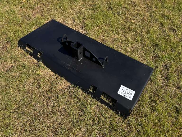 Half Moon Gusseted Skid Steer Receiver Hitch