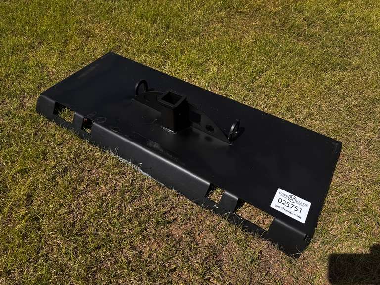 Half Moon Gusseted Skid Steer Receiver Hitch