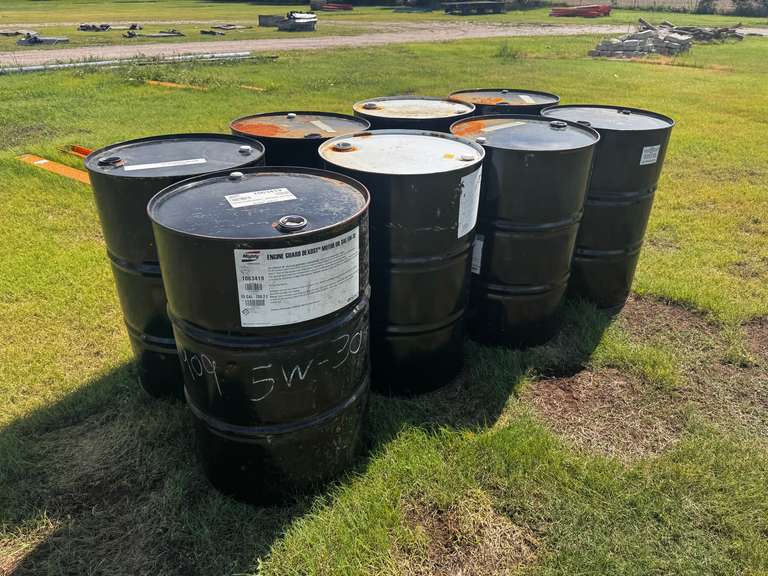 (8) 55 Gallon Drum Barrels